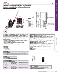 Thumbnail of document Brochure - 471B Thermo-Anemometer Test Instrument